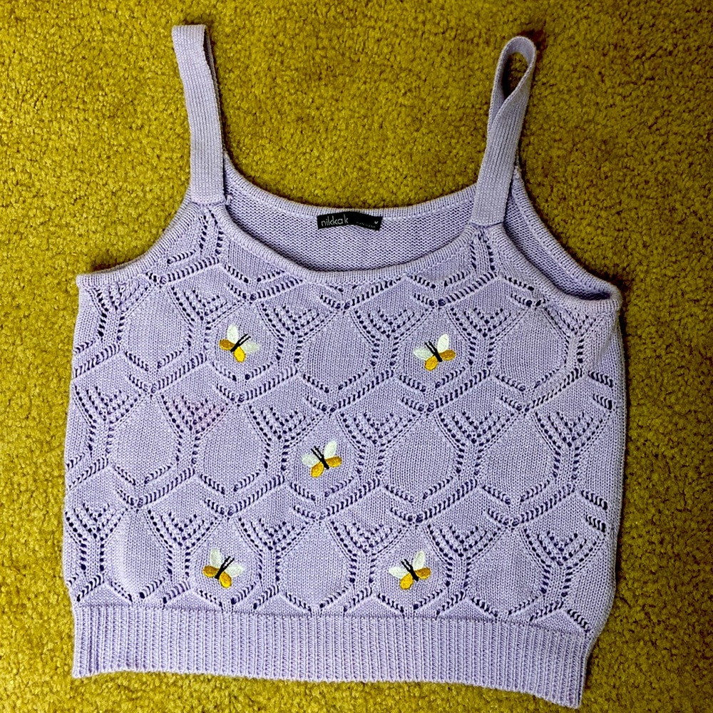 Light purple woven shirt